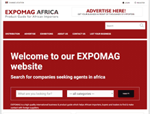 Tablet Screenshot of expomag.net